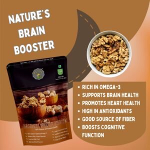 Kashmiri Walnuts | Raw, Handpicked & Naturally Dried | Rich in Omega-3, Protein, Fiber, Vitamins & Minerals | Healthy Snack for Heart, Brain, Skin & Immunity | 400g - Image 5