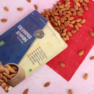 California Almonds | Healthy Protein Snack | Rich in Fiber, Vitamin E, Magnesium & Antioxidants | Perfect for Snacking, Smoothies & Baking | 500g - Image 3