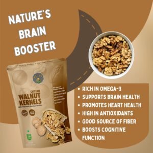 Chilean Walnuts | Raw, Fresh & Handpicked | Rich in Omega-3, Protein, Vitamins & Minerals | Healthy Snack for Heart, Brain, Skin & Immunity | 200 Grams - Image 5