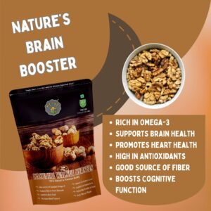 Kashmiri Walnuts | Raw, Handpicked & Naturally Dried | Rich in Omega-3, Protein, Fiber, Vitamins & Minerals | Healthy Snack for Heart, Brain, Skin & Immunity | 200g - Image 5
