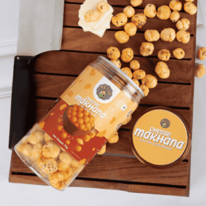 Cheese Makhana | No Palm Oil | No Trans Fat | Roasted, Not Fried | Gluten Free | Guilt-Free Snack | 140g (Pack of 2, 70g Each) - Image 6
