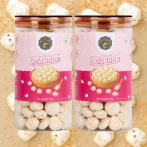 Himalayan Pink Salt Makhana | No Palm Oil | No Trans Fat | Roasted, Not Fried | Gluten Free | Guilt-Free Snack | 140g (Pack of 2, 70g Each)