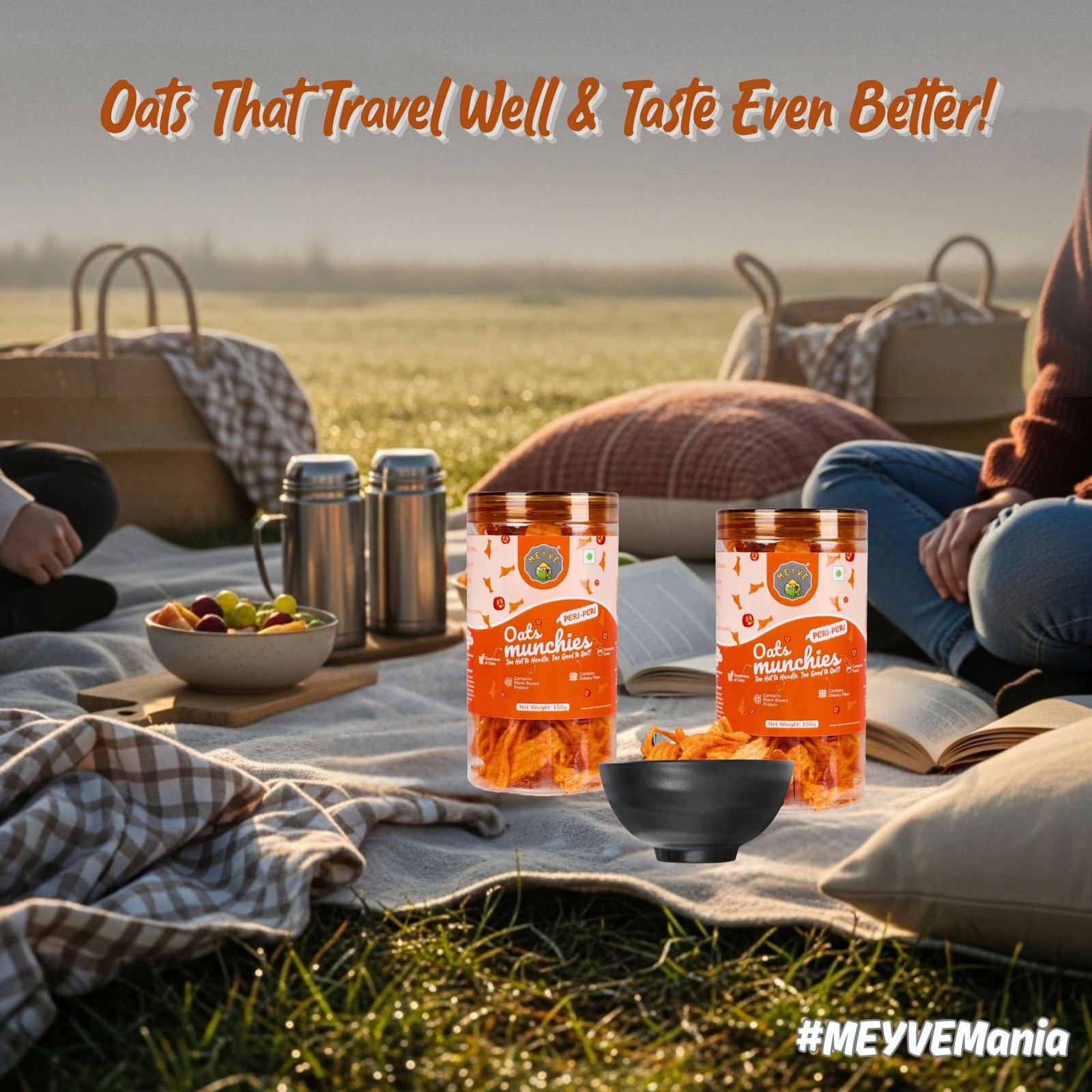 Oats Munchies | Wholesome Grain Snack | No Palm Oil | No Trans Fat | Baked, Not Fried | Guilt-Free Munch | Vegan & Cholesterol Free | 300g (Pack of 2, 150g Each) - Image 7