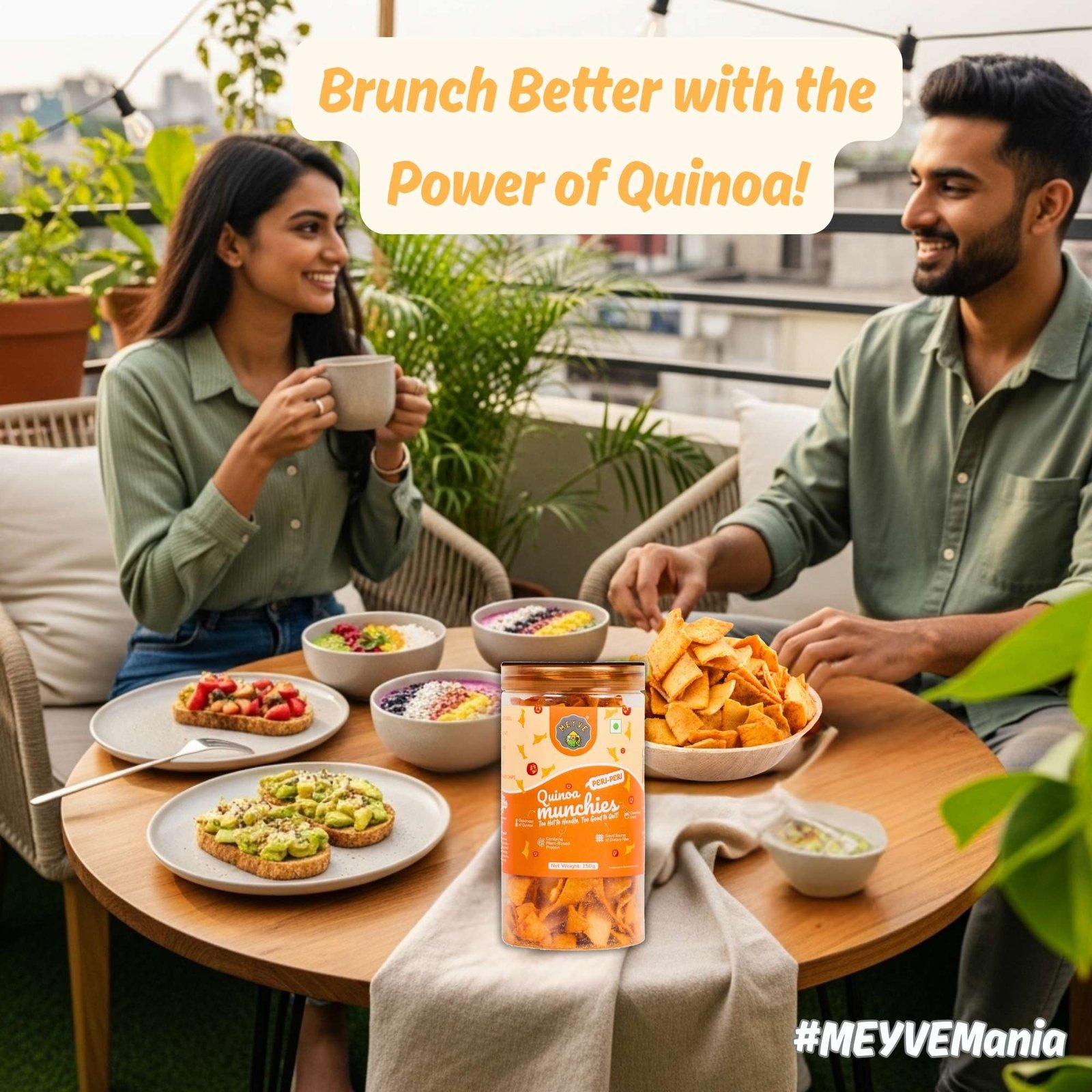 Quinoa Munchies | Ancient Grain Snack | No Palm Oil | No Trans Fat | Baked, Not Fried | Guilt-Free Munch | Vegan & Cholesterol Free | 300g (Pack of 2, 150g Each) - Image 7