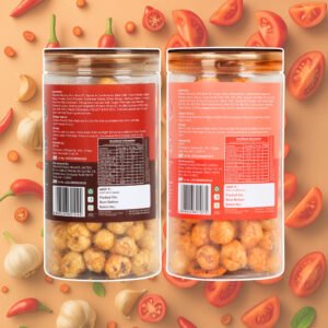 Tandoori & Tangy Tomato Makhana Combo | No Palm Oil | Rich in Protein | High in Dietary Fiber | Gluten Free | Healthy Snack | 140g (Pack of 2, 70g Each) - Image 2
